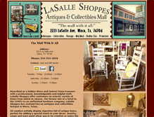 Tablet Screenshot of lasalleshoppes.com